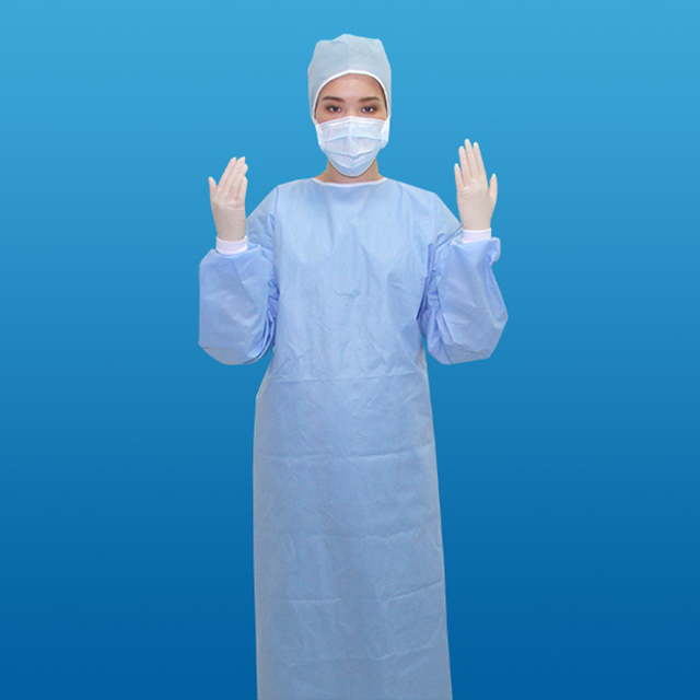 reinforced surgical gown